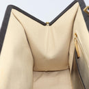 BURBERRY Nova Check Shoulder Bag Wool Beige Gold Auth LNZ061A-20