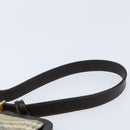BURBERRY Nova Check Shoulder Bag Wool Beige Gold Auth LNZ061A-8