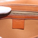 CELINE Macadam Canvas Shoulder Bag PVC Leather Brown Gold Auth LNZ062-17