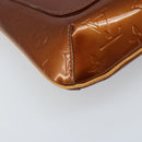 LOUIS VUITTON Monogram Vernis Thompson Street Bag Bronze M91124 LV Auth LNZ063-17
