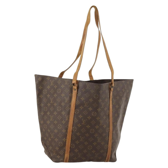 LOUIS VUITTON Monogram Sac Shopping Tote Bag M51108 LV Auth LNZ066