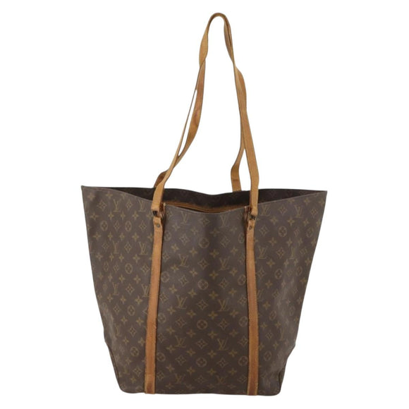 LOUIS VUITTON Monogram Sac Shopping Tote Bag M51108 LV Auth LNZ066