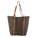 LOUIS VUITTON Monogram Sac Shopping Tote Bag M51108 LV Auth LNZ066-2