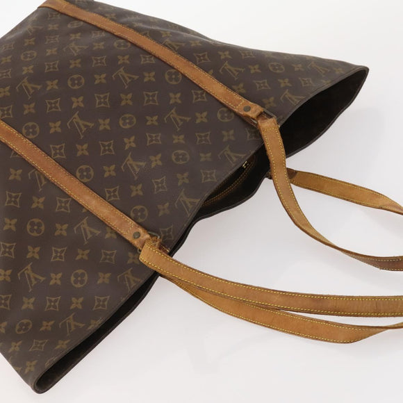 LOUIS VUITTON Monogram Sac Shopping Tote Bag M51108 LV Auth LNZ066