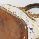LOUIS VUITTON Monogram Multicolor Alma Hand Bag White M92647 LV Auth LNZ070-14