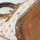 LOUIS VUITTON Monogram Multicolor Alma Hand Bag White M92647 LV Auth LNZ070-15
