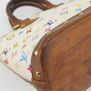 LOUIS VUITTON Monogram Multicolor Alma Hand Bag White M92647 LV Auth LNZ070-10