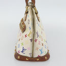 LOUIS VUITTON Monogram Multicolor Alma Hand Bag White M92647 LV Auth LNZ070-4