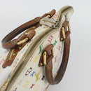 LOUIS VUITTON Monogram Multicolor Alma Hand Bag White M92647 LV Auth LNZ070-6