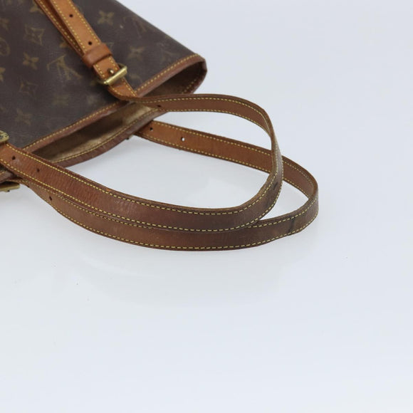 LOUIS VUITTON Monogram Bucket GM Shoulder Bag M42236 LV Auth LNZ072