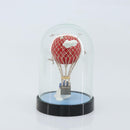 LOUIS VUITTON Maruaero Glass Dome Snow Globe Glass Red LV Auth LNZ079-3