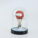 LOUIS VUITTON Maruaero Glass Dome Snow Globe Glass Red LV Auth LNZ079-4