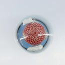 LOUIS VUITTON Maruaero Glass Dome Snow Globe Glass Red LV Auth LNZ079-5