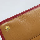 PRADA Lange Portemonnee Saffiano leer Bruin Goud Auth LNZ082M-18
