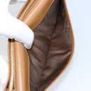 PRADA Lange Portemonnee Saffiano leer Bruin Goud Auth LNZ082M-20
