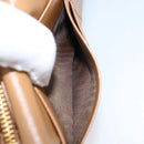 PRADA Lange Portemonnee Saffiano leer Bruin Goud Auth LNZ082M-21