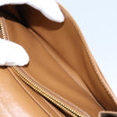 PRADA Lange Portemonnee Saffiano leer Bruin Goud Auth LNZ082M-25