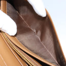 PRADA Lange Portemonnee Saffiano leer Bruin Goud Auth LNZ082M-26