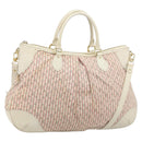 LOUIS VUITTON Mini Lin Marina GM Bag Croisette 2way Pink M95493 LV Auth LNZ087A-1