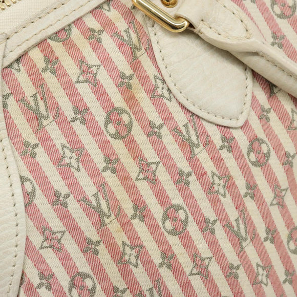 LOUIS VUITTON Mini Lin Marina GM Bag Croisette 2way Pink M95493 LV Auth LNZ087A