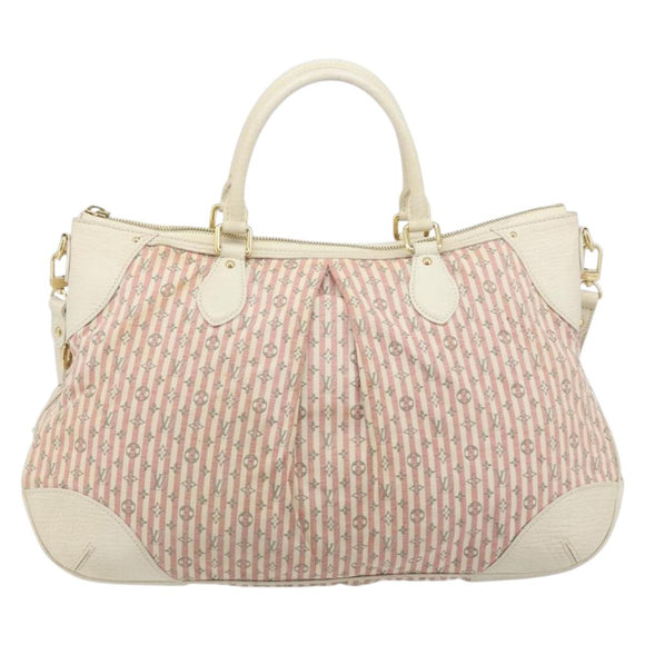 LOUIS VUITTON Mini Lin Marina GM Bag Croisette 2way Pink M95493 LV Auth LNZ087A
