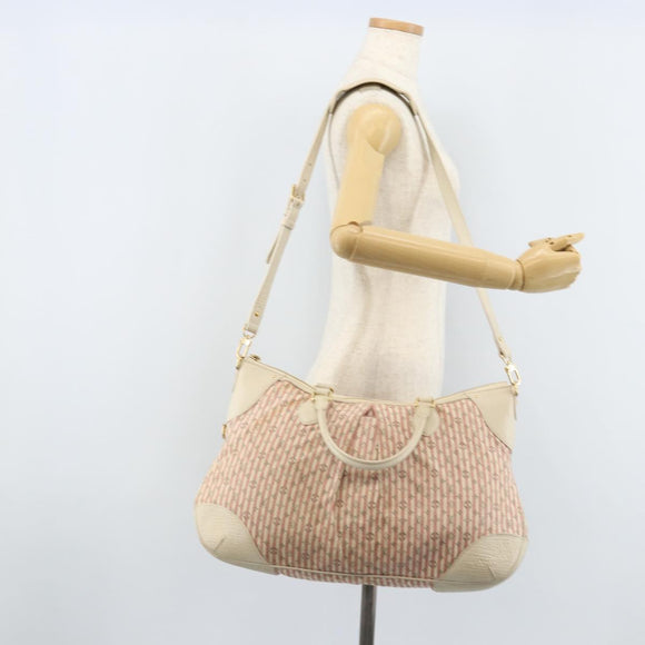 LOUIS VUITTON Mini Lin Marina GM Bag Croisette 2way Pink M95493 LV Auth LNZ087A