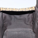 FENDI Zucchino Canvas Mamma Hand Bag Coated Canvas Brown Auth LNZ088A-23
