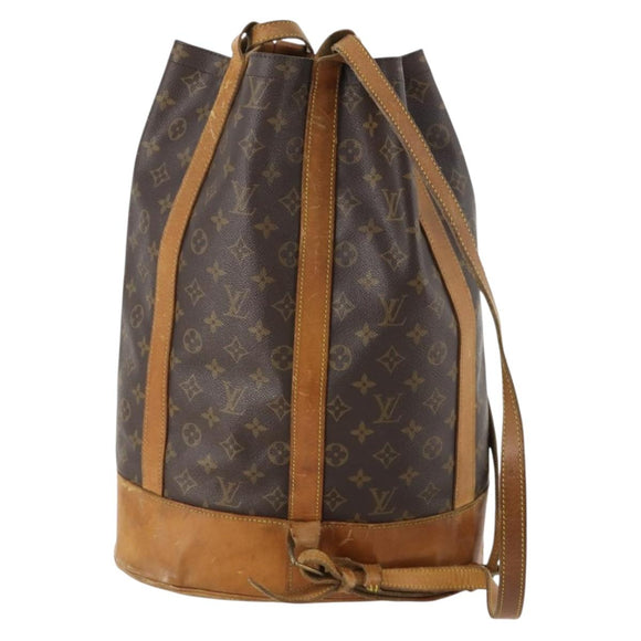 LOUIS VUITTON Monogram Randonnee GM Shoulder Bag M42244 LV Auth LNZ091