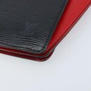 LOUIS VUITTON Epi Bicolor Varenne Hand Bag Black Red M52387 LV Auth LNZ095-9