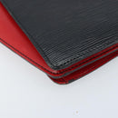 LOUIS VUITTON Epi Bicolor Varenne Hand Bag Black Red M52387 LV Auth LNZ095-14
