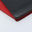LOUIS VUITTON Epi Bicolor Varenne Hand Bag Black Red M52387 LV Auth LNZ095-16