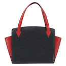 LOUIS VUITTON Epi Bicolor Varenne Hand Bag Black Red M52387 LV Auth LNZ095-13