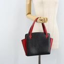LOUIS VUITTON Epi Bicolor Varenne Hand Bag Black Red M52387 LV Auth LNZ095-22