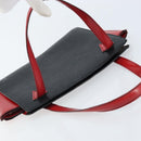 LOUIS VUITTON Epi Bicolor Varenne Hand Bag Black Red M52387 LV Auth LNZ095-6