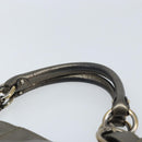 Salvatore Ferragamo Gancini Hand Bag Leather Gold Auth LNZ099-8