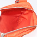 PRADA Shoulder Bag Nylon Orange Silver Auth LNZ1001-22