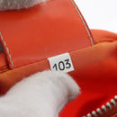 PRADA Shoulder Bag Nylon Orange Silver Auth LNZ1001-12
