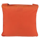 PRADA Shoulder Bag Nylon Orange Silver Auth LNZ1001-2