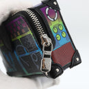 LOUIS VUITTON LV Stereo Bag Charm Leather Multicolor M02395 LV Auth LNZ1004M-9