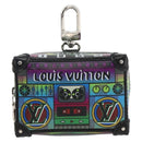 LOUIS VUITTON LV Stereo Bag Charm Leather Multicolor M02395 LV Auth LNZ1004M-13