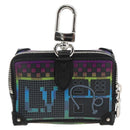 LOUIS VUITTON LV Stereo Bag Charm Leather Multicolor M02395 LV Auth LNZ1004M-2