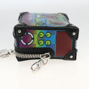 LOUIS VUITTON LV Stereo Bag Charm Leather Multicolor M02395 LV Auth LNZ1004M-3