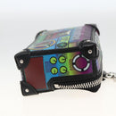 LOUIS VUITTON LV Stereo Bag Charm Leather Multicolor M02395 LV Auth LNZ1004M-4