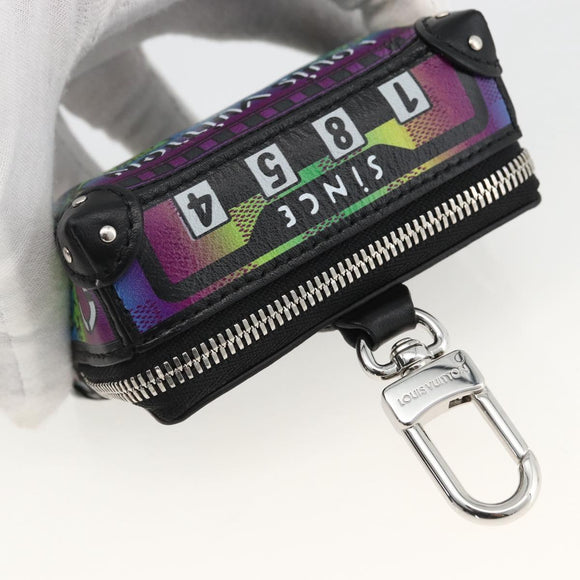 LOUIS VUITTON LV Stereo Bag Charm Leather Multicolor M02395 LV Auth LNZ1004M