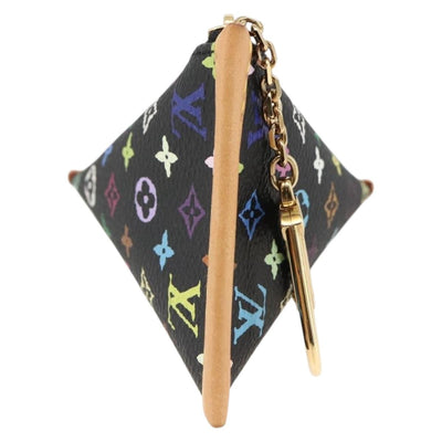 LOUIS VUITTON Monogram Multicolor Berlingo Coin Purse Black M58029 Auth LNZ1005V - 0