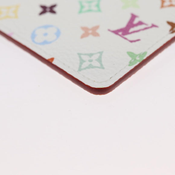 LOUIS VUITTON Monogram Multicolor Etui Miroir White M92651 LV Auth LNZ1007V