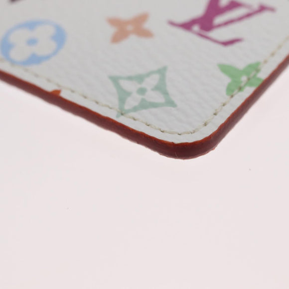 LOUIS VUITTON Monogram Multicolor Etui Miroir White M92651 LV Auth LNZ1007V