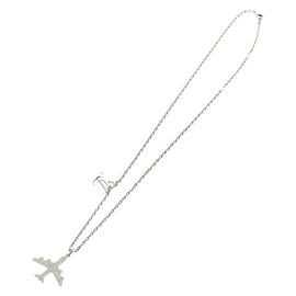 LOUIS VUITTON LV Plane Necklace metal Silver tone MP3157 LV Auth LNZ1009M - 0