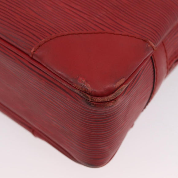 LOUIS VUITTON Epi Porte Documents Voyage Business Bag Red M54477 LV Auth LNZ1011