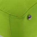 CHANEL Paris Biarritz Tote PM Tote Bag Canvas Green Neon Green CC Auth BSZ633-12
